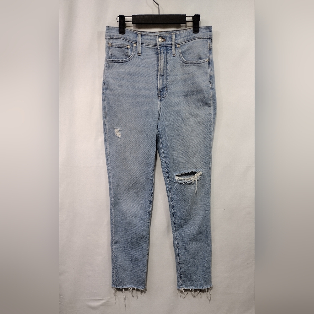 Madewell The Perfect Vintage Distressed Jeans Womens 27 Blue Boho Retro 90s Y2K - Picture 2 of 11